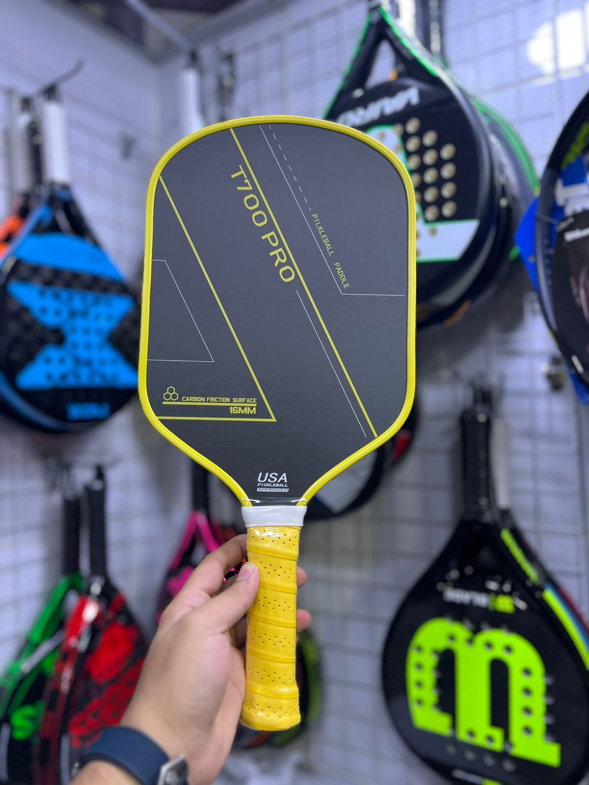 Pickle Ball Carbon Friction Surface 16mm