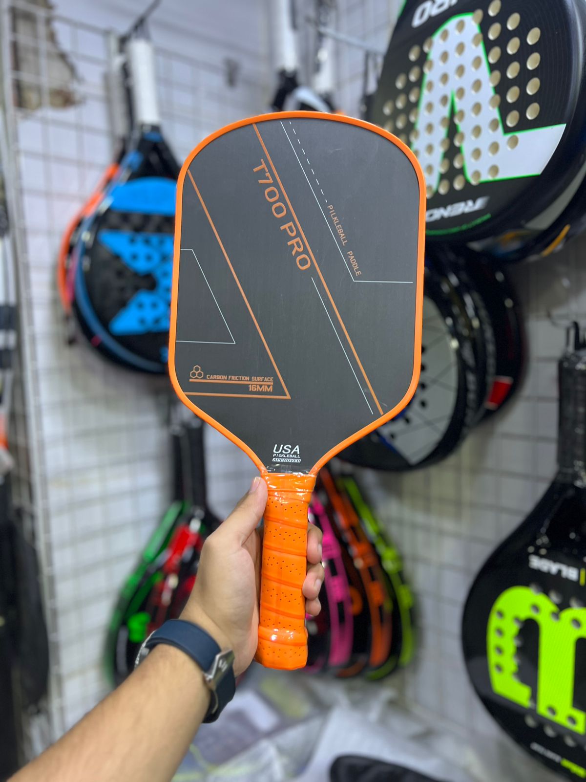 Pickle Ball Carbon Friction Surface 16mm