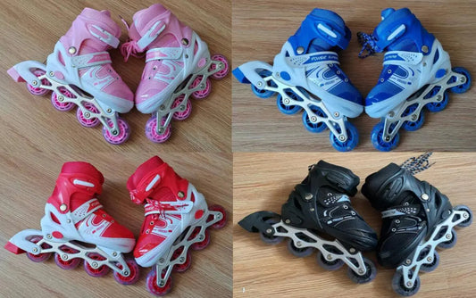 Inline Skates Without Safety Gears MAS KIDZ