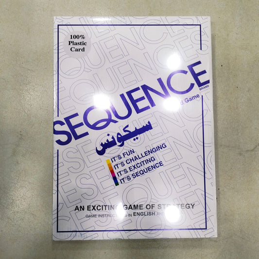 Sequence Large 5004 100% Plastic Card 4 Fold Local
