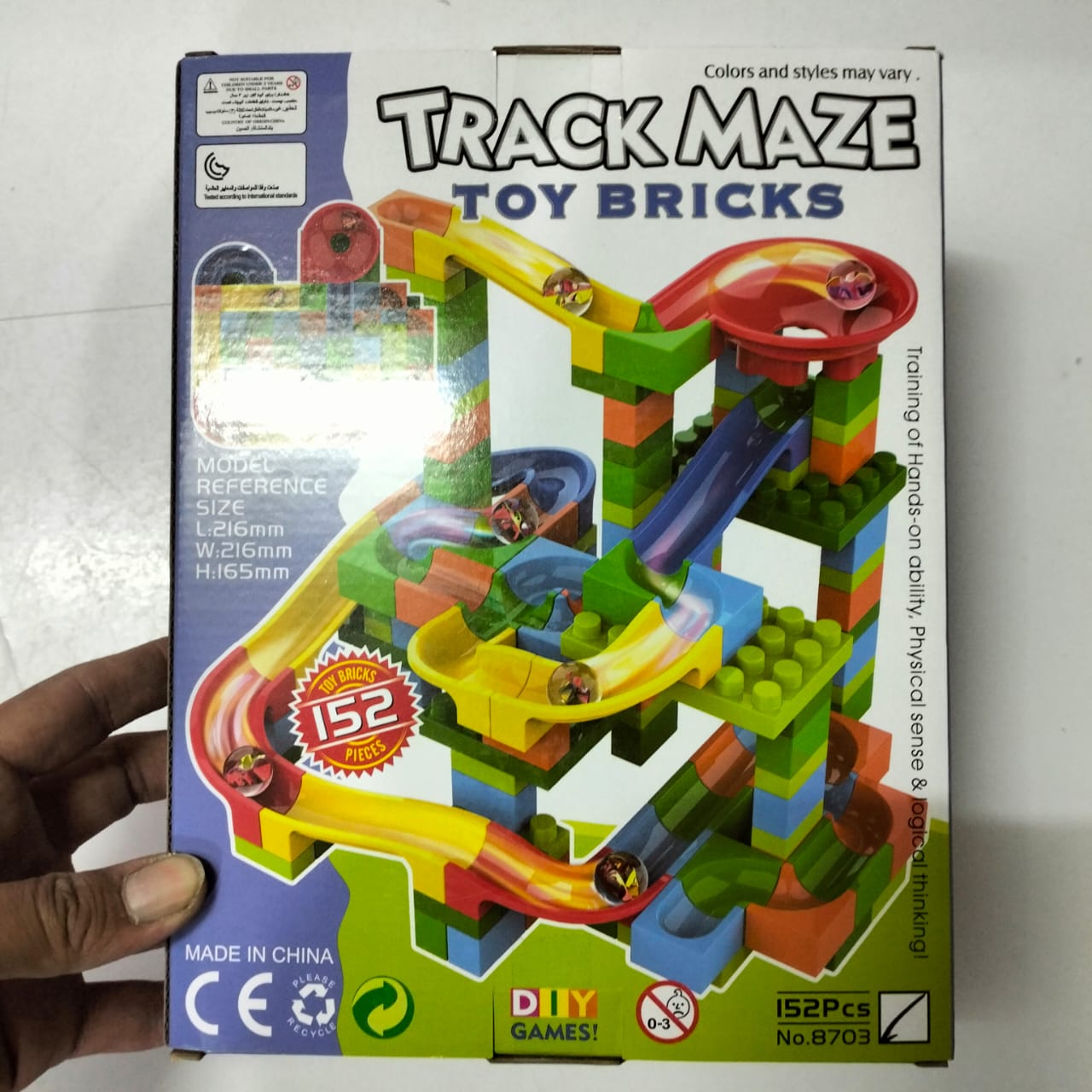 Track Maze 152 Pieces no 8703