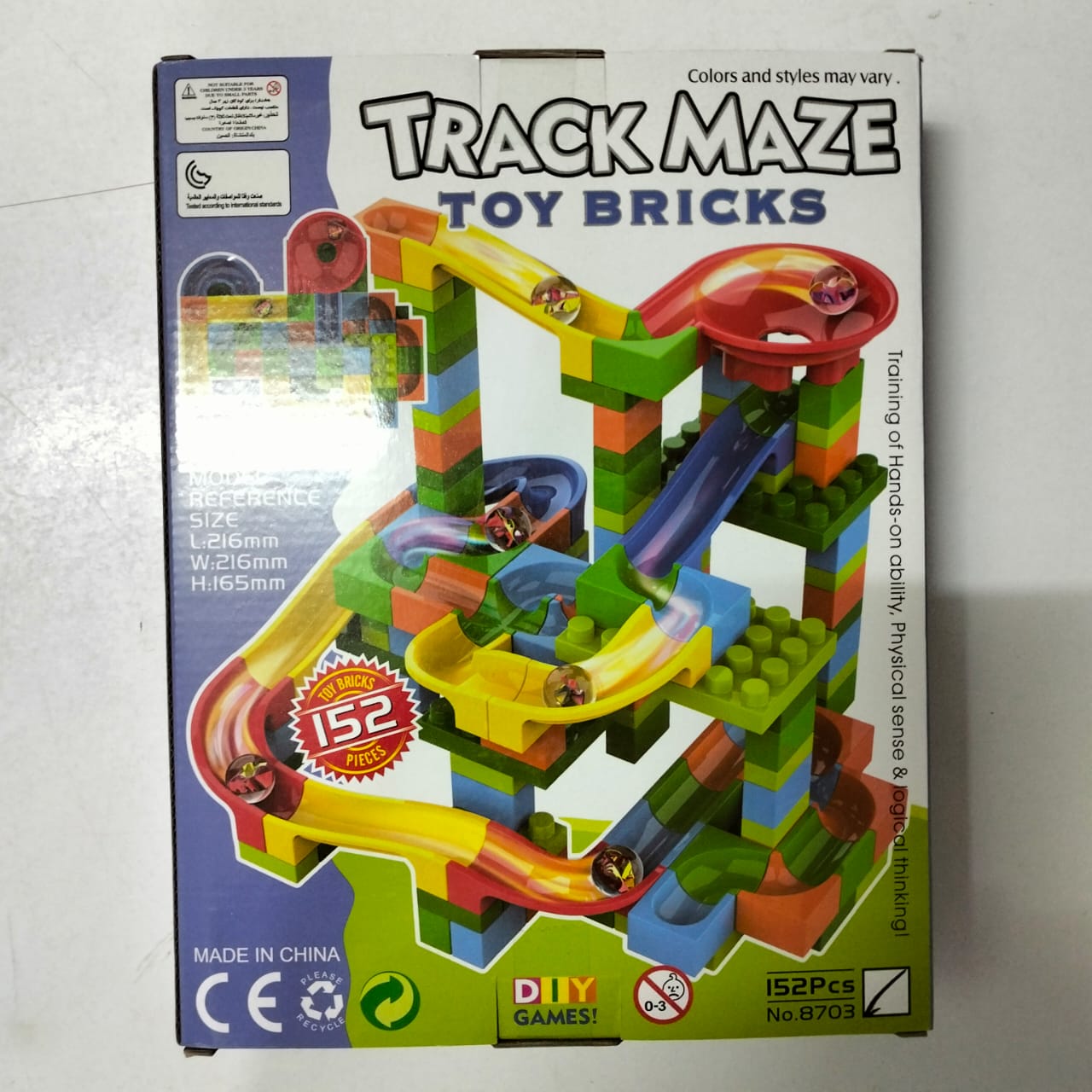 Track Maze 152 Pieces no 8703