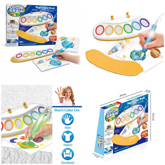 Color Draw Coloring Magical Paint Brush 6655 or WF-6002 MESS FREE PAINTING