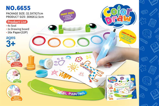 Color Draw Coloring Magical Paint Brush 6655 or WF-6002 MESS FREE PAINTING