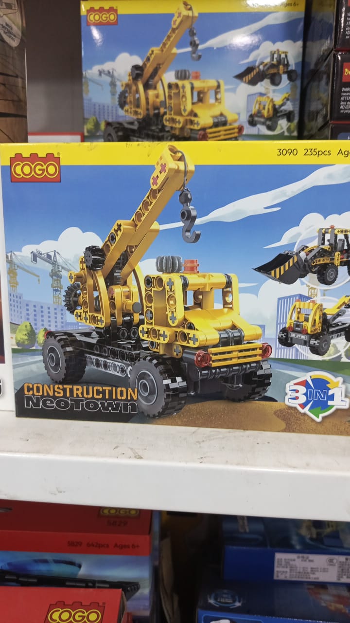 COGO 3090 Construction Neotown 3in1 Lego