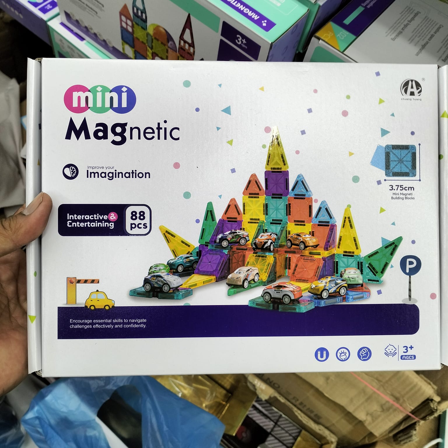 Mini Magnet 88 Pieces CH1527 MAS KIDZ