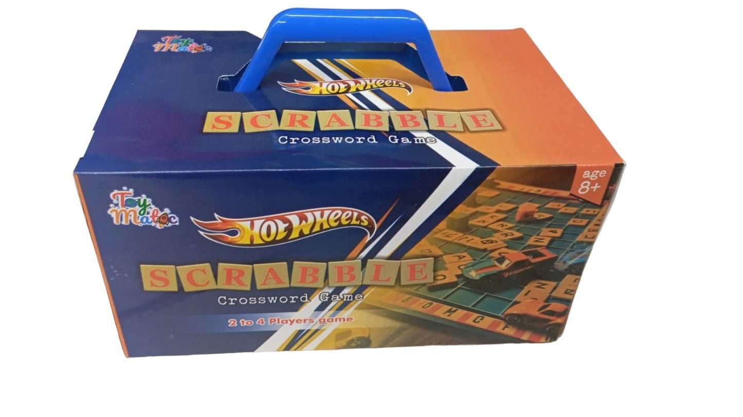 Hotwheel Scrabble crossword game GT MAS KIDZ