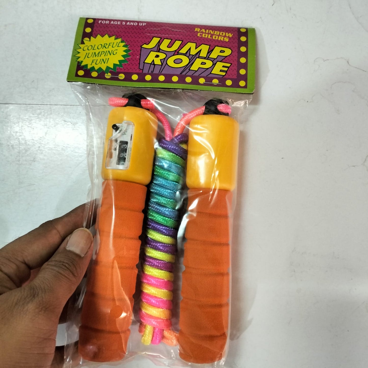 Jump Rope with count meter foam Skipping rope MAS KIDZ