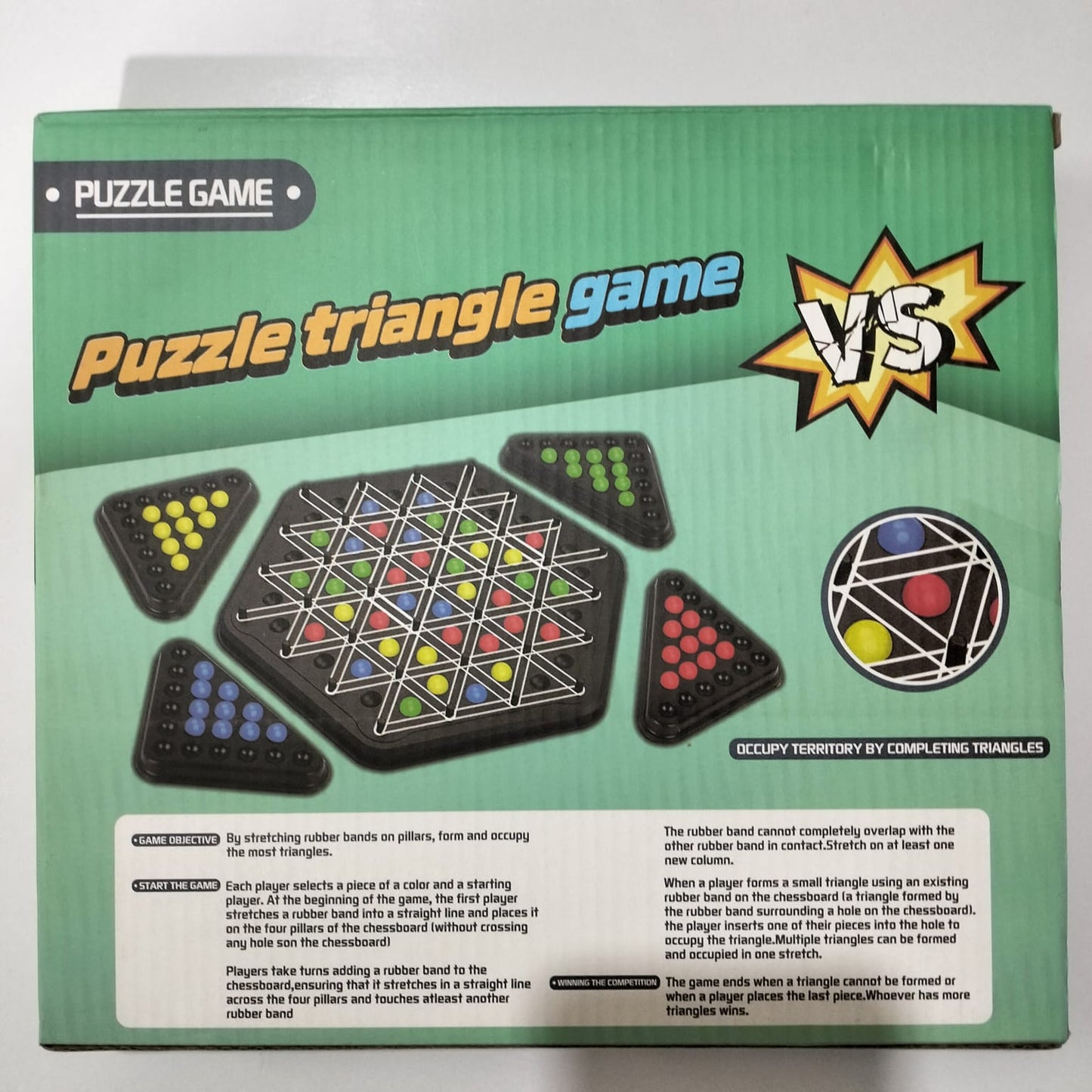 Puzzle Triangle Game 6688-57 MAS KIDZ