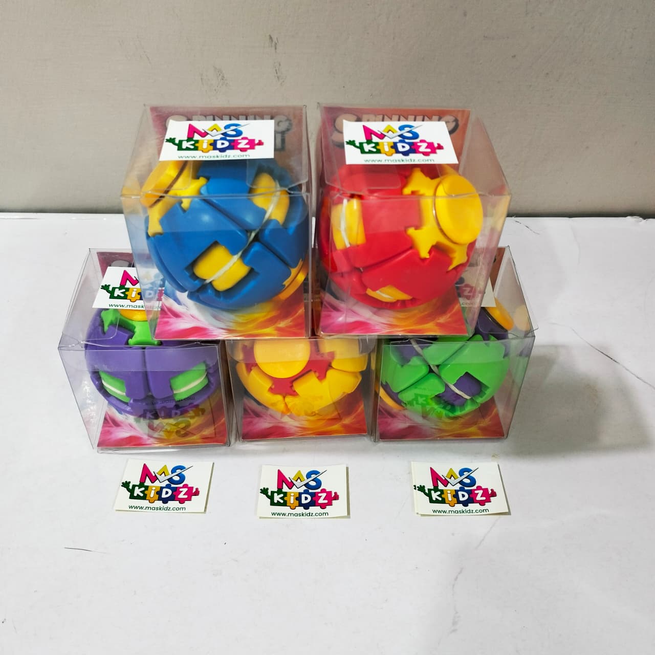 Spinning Flat Ball 3D Spinning Fidget Ball Toy MAS KIDZ