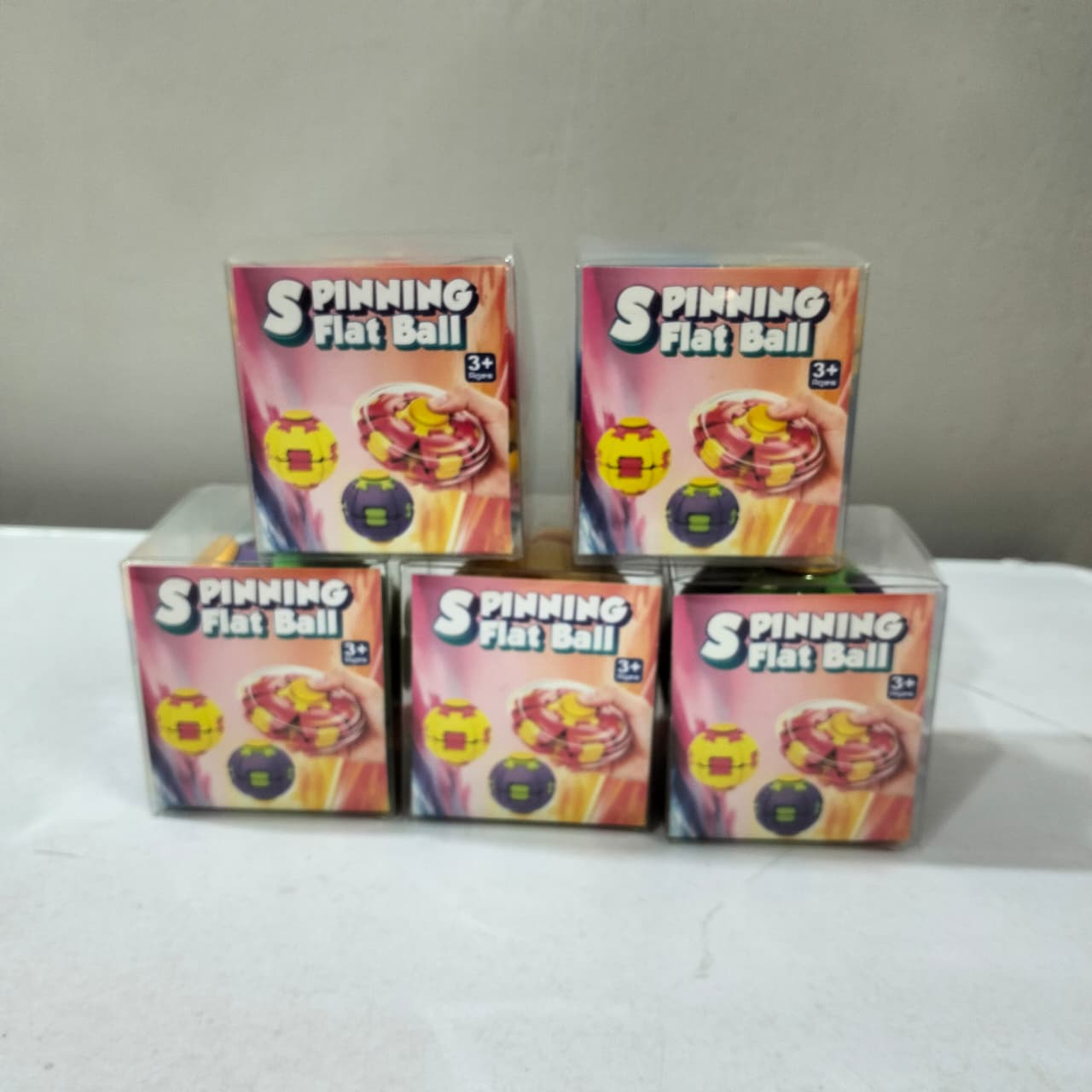 Spinning Flat Ball 3D Spinning Fidget Ball Toy MAS KIDZ
