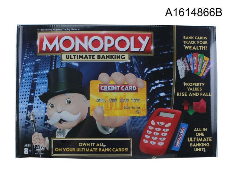 Monopoly Board Game Digital Banking 6215F MAS KIDZ