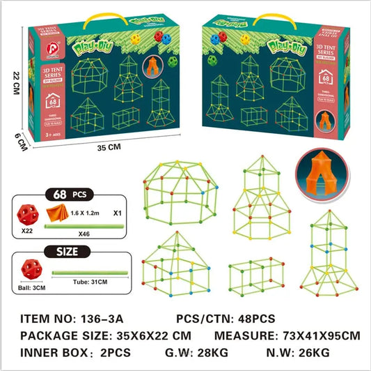 3D Tent Series 136-3A MAS KIDZ