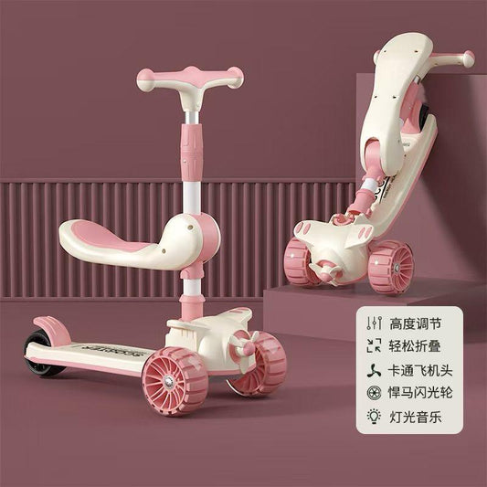 3-in-1 Kids Kick & Seated Scooter 42KGT2412-206