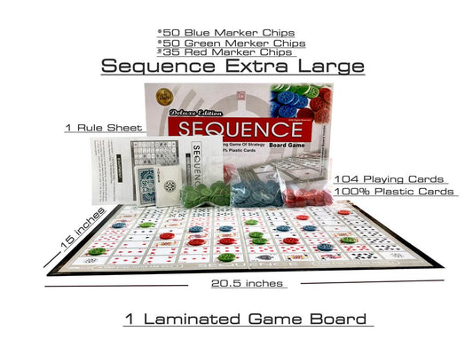Sequence Deluxe Edition Board Game