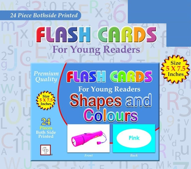 Premium Flash Cards for Young Readers 12 different flash card ABC, abc, 123, alif bai pai, Fruits, Vegetables, Animals, Shapes and Colors, Action, Occupations, Opposites, Transport (24-40 Cards Each) PACK OF 12 FLASH CARD AVAILABLE IN DISCOUNTED PRICE