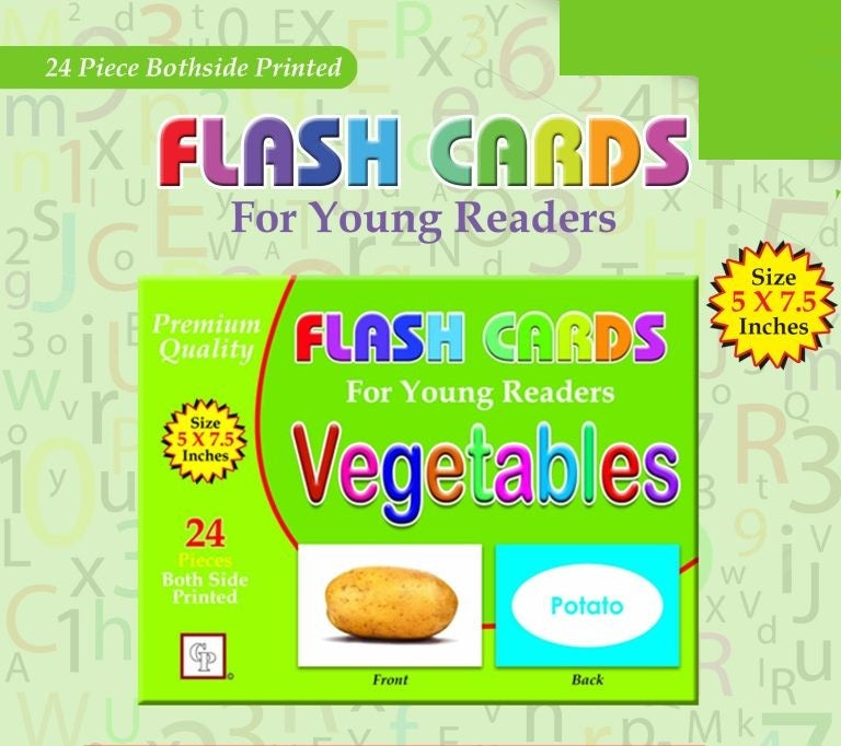 Premium Flash Cards for Young Readers 12 different flash card ABC, abc, 123, alif bai pai, Fruits, Vegetables, Animals, Shapes and Colors, Action, Occupations, Opposites, Transport (24-40 Cards Each) PACK OF 12 FLASH CARD AVAILABLE IN DISCOUNTED PRICE