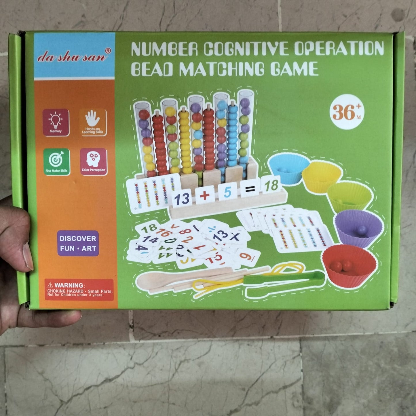 Number Cognitive Operation Bead Matching Game MAS KIDZ