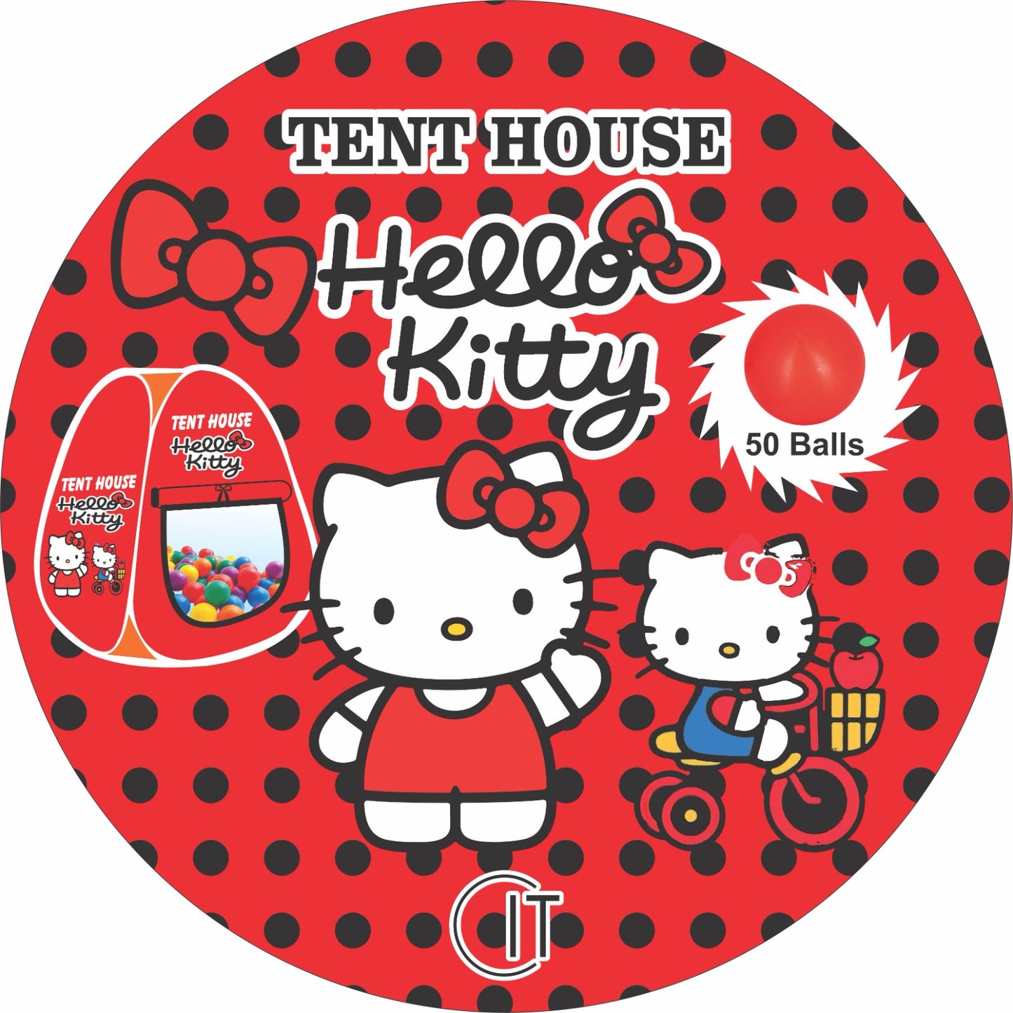Hello Kitty Play House Tent House MAS KIDZ