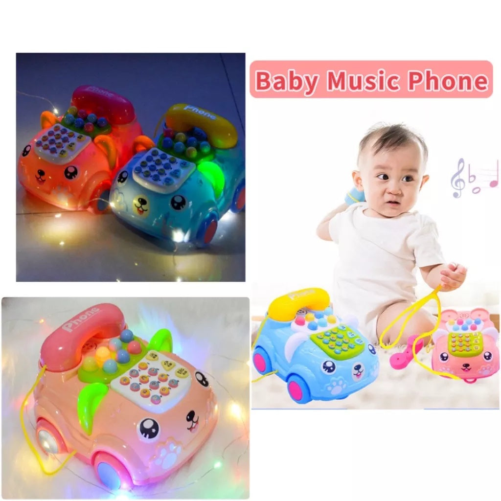 Colorful interacting telephone for kids