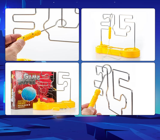 Game Super Don't Buzz The Wire H-108-A Electric Game