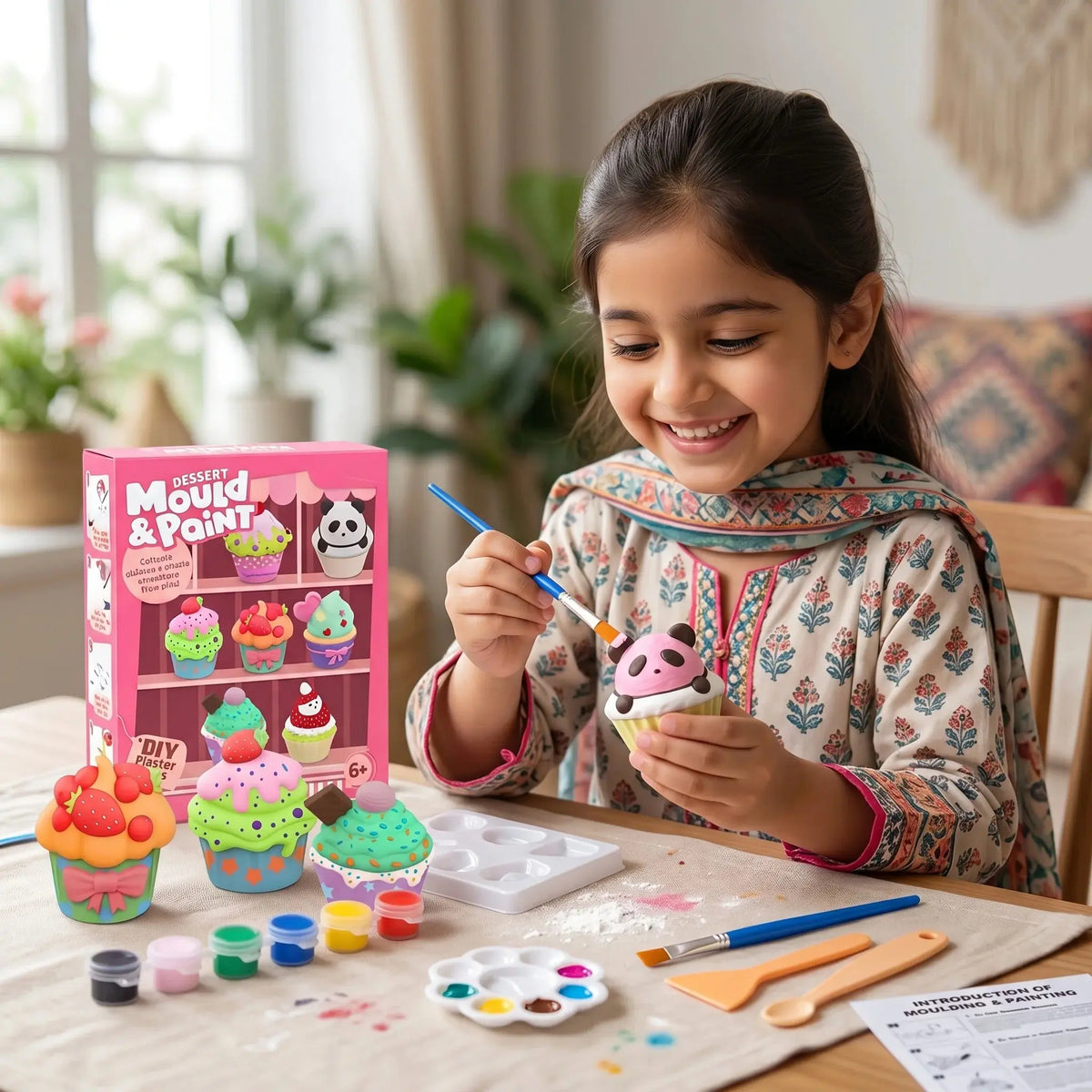 Mould & Paint Cupcake No 8533 Maskidz