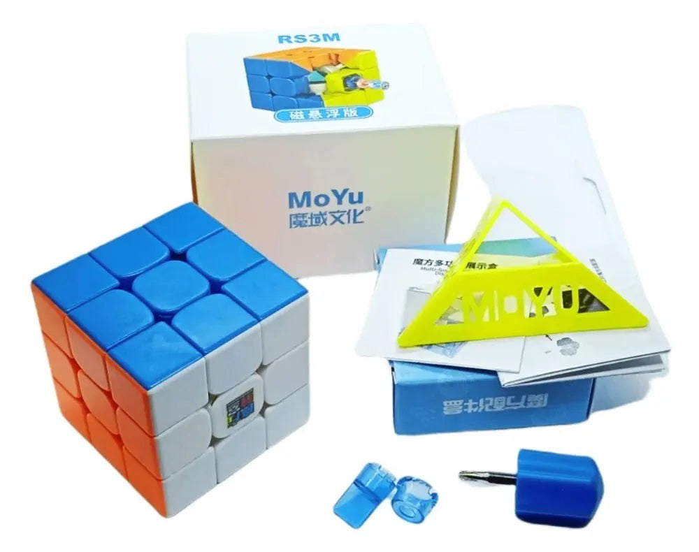Rubik’s Cube Moyu RS3M 2021 MagLev 3x3 Magnetic Speed Cube, Professional 3x3 Stickerless Speed Cube, Upgraded Version of Moyu RS3M 2020 (RS3 M 2021 MagLev Pro Version) MAS KIDZ
