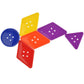 Button Lacing Toy HC-073 Geometric Shape Threading activities Maskidz