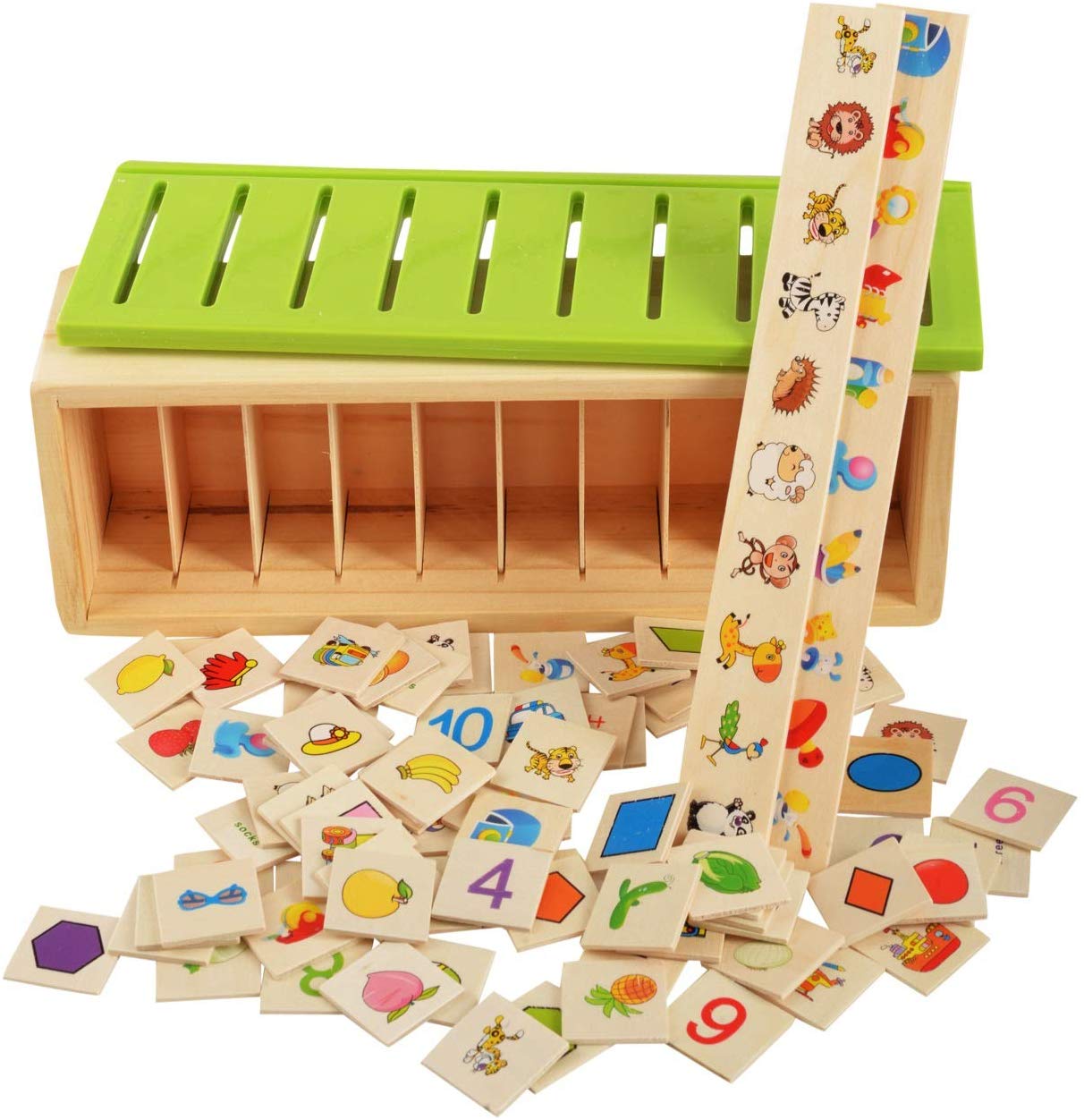 Knowledge Classification Box Wooden