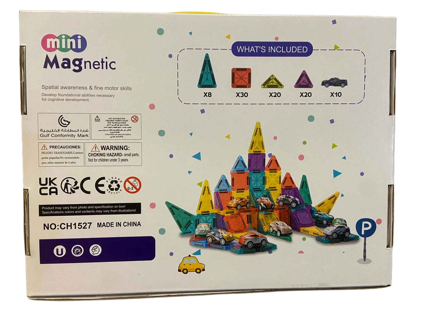 Mini Magnet 88 Pieces CH1527 MAS KIDZ