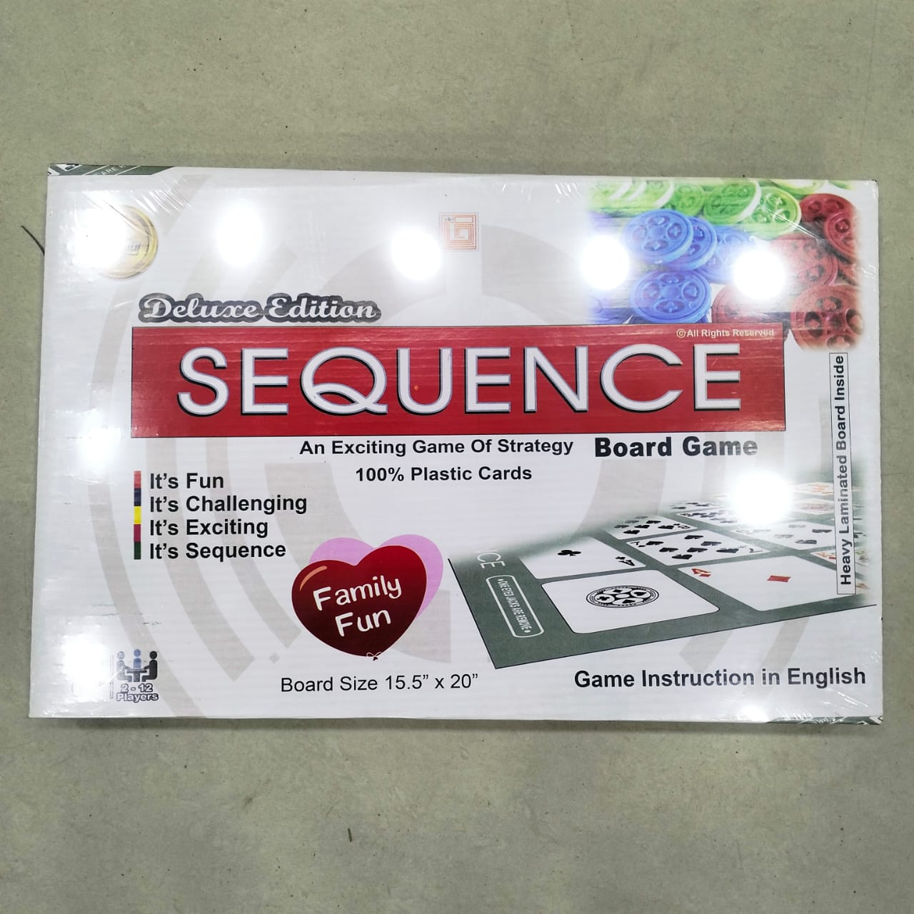 Sequence Deluxe Edition Board Game