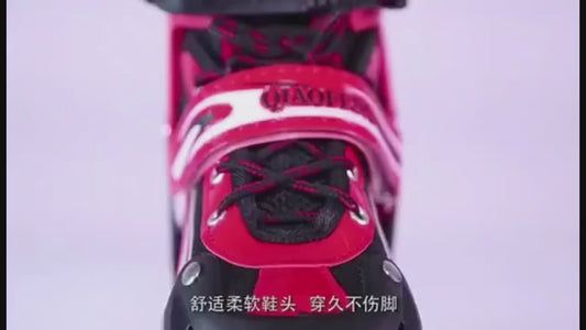 Adjustable Inline Roller Skates – Includes 6-Piece Safety Gear Set