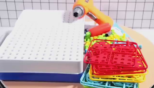 Drill and Design Toy Create n Play with Built in 106 Assembled Parts