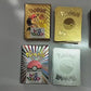 Pokémon Cards 55 Pcs (Gold, Silver, Black & Rainbow Foil Edition) Waterproof Flexible Plastic