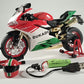 Ducati 1199 Panigale R Alloy Motorcycle Diecast Model Bootable Sprayable With Sound Light Toy