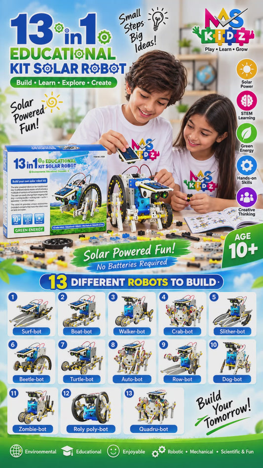 13 in 1 Educational Solar Robot Kit for Kids 2115A