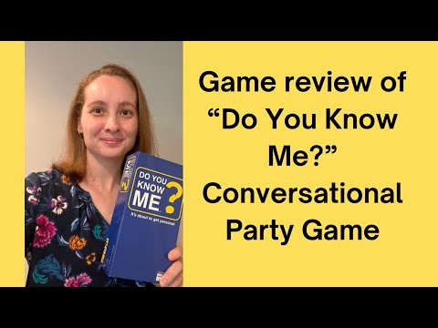 Do You Know Me? 0163-1 Card Game