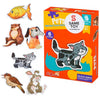 Pets Two and Three Piece Puzzle 88066 maskidz-3dm