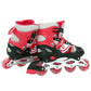 Adjustable Inline Roller Skates – Includes 6-Piece Safety Gear Set