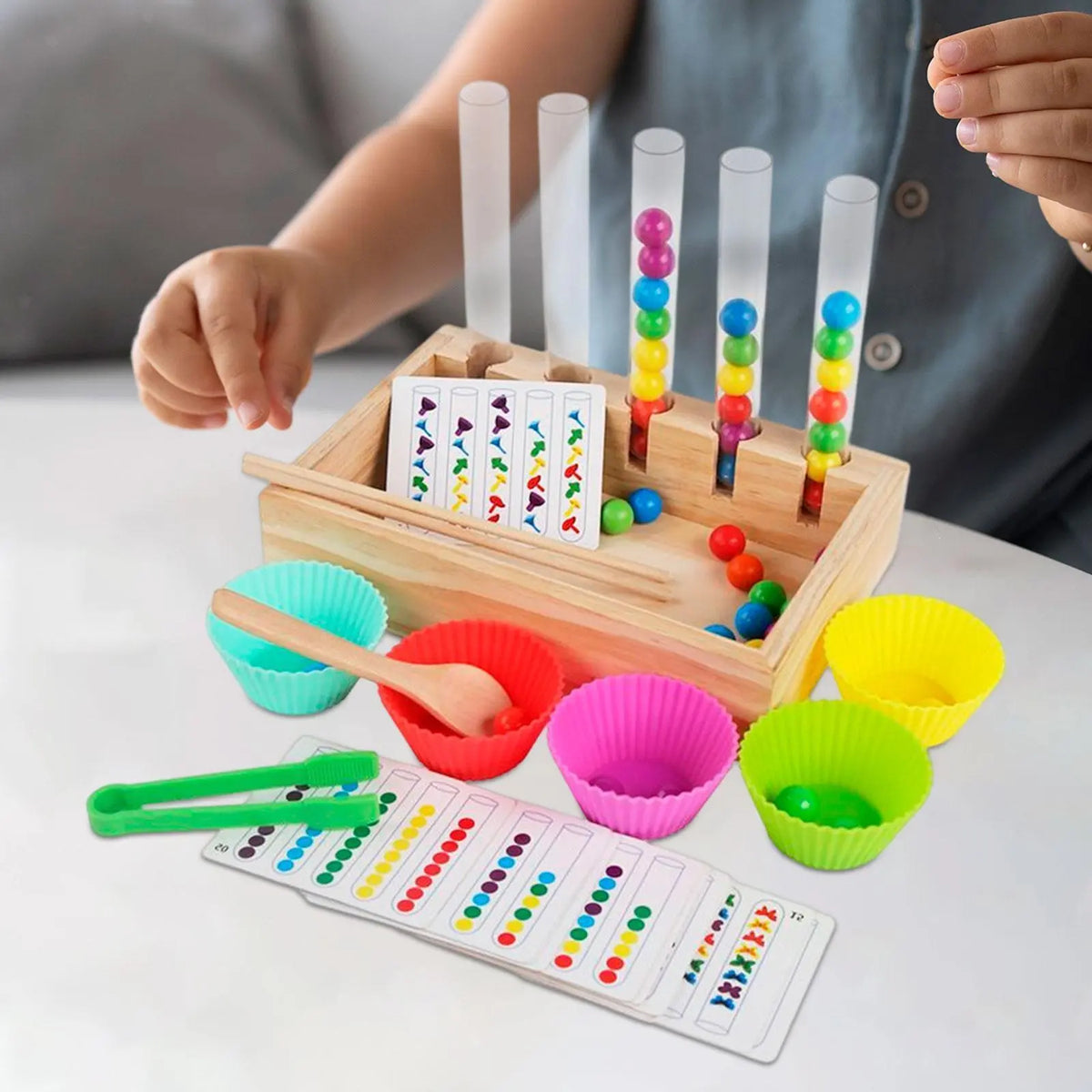 Rainbow Beads Clip Clip Music 24-38 MAS KIDZ
