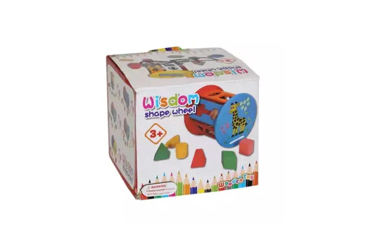 Wisdom Toy Wisdom Shape Wheel | Shape Sorter Toy | Shape Toys – MAS KIDZ