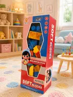 Soft Blocks SQN-12 40 Pieces Building Blocks Rubber Blocks MAS KIDZ