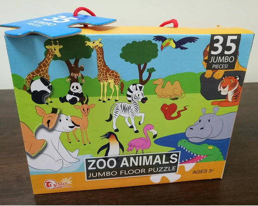 Zoo Animals Jumbo Floor Puzzle
