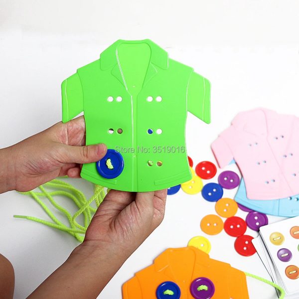 Clothes Button Board Game