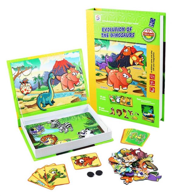 Evolution of the Dinosaurs Magnet puzzles