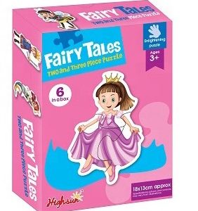 Fairy Tales Puzzle Two and Three Piece Puzzle Educational and Learning Toy for Kids