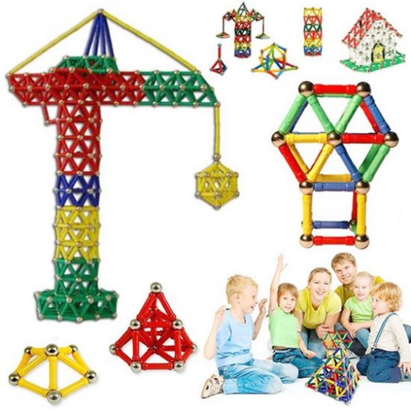 Magnastix Magnet Toy 84 PCS Magnets Kid learning Educational Toys Primary Schools Colorful toy Home schooling Magnets Balls & Sticks Constructive toy Learning & Education