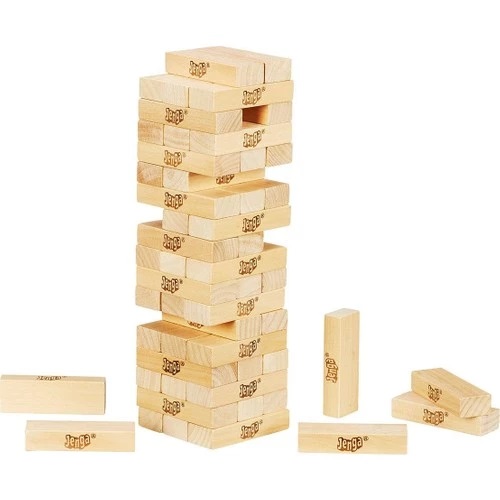 Jenga Stacking Game wooden for kids and adults