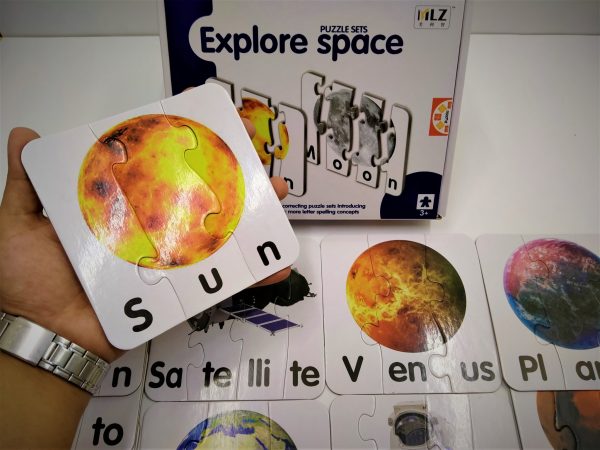 Puzzle Explore Space for kids Educational and Learning toy for children