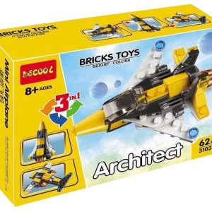 Architect Jisi Bricks Toys Lego Mini Airplane 3 Model in 1 code no 3103